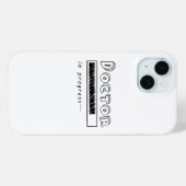 Dokter in Uitvoering Grappige Med-student Laadbalk Case-Mate iPhone Case (Achterkant (horizontaal))