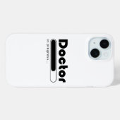Dokter in Uitvoering Grappige Medische Studie Laad Case-Mate iPhone Case (Achterkant (horizontaal))