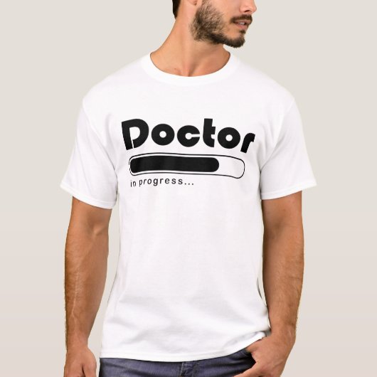 Dokter in Uitvoering Grappige Medische Studie Laad T-shirt (Voorkant)