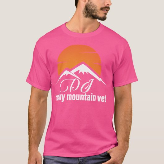 Dokter Jeff Rocky Mountain Vet T-shirt (Voorkant)
