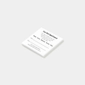 Dokter Kantoor Uw volgende afspraak Herinnering Post-it® Notes (Schuin)