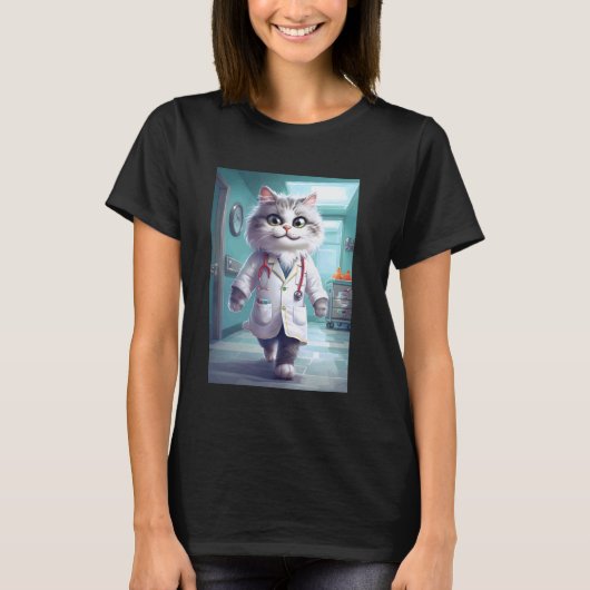 Dokter Kat T-shirt (Voorkant)