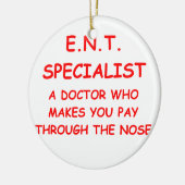 dokter keramisch ornament (Links)