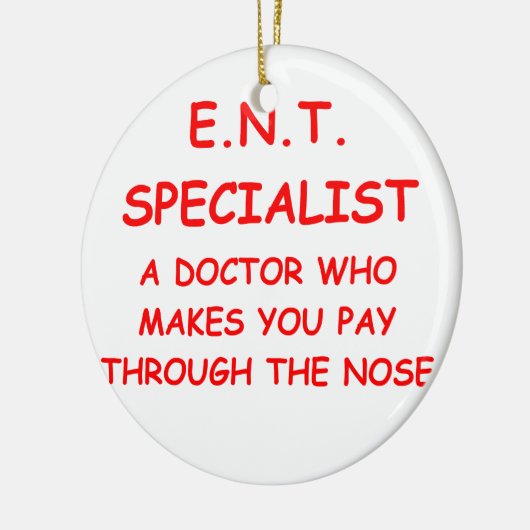 dokter keramisch ornament (Links)