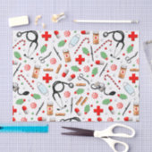 Dokter Kerst Vakantie Weefsel P Tissuepapier (Craft)