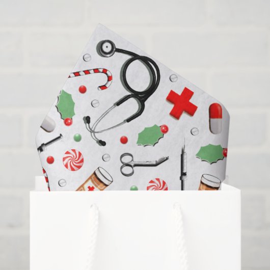 Dokter Kerstvakantie Tissue P Tissuepapier (Cadeauzakje)