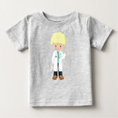 Dokter, Labjas, Medicijn, Schattige Jongen, Blond  (Voorkant)