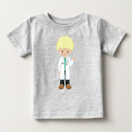 Dokter, Labjas, Medicijn, Schattige Jongen, Blond 