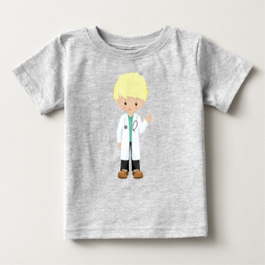 Dokter, Labjas, Medicijn, Schattige Jongen, Blond (Voorkant)