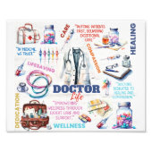 Dokter Leven Foto Afdruk (Voorkant)