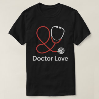 Dokter Liefde Stethoscoop T-Shirt