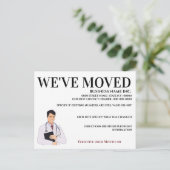 Dokter medische chirurg kliniek business home aankondigingskaart (Staand voorkant)