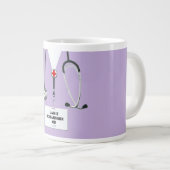 Dokter Medische Faculteit Afgestudeerd Grote Koffiekop (Voorkant rechts)