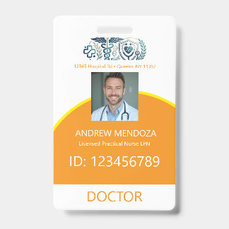 Dokter Naambordje Foto ID's Artsen & Identificatie Badge