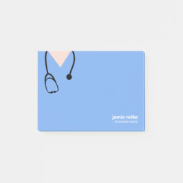 Dokter Nurse Blue Hospital Scrubs Post-it® Notes