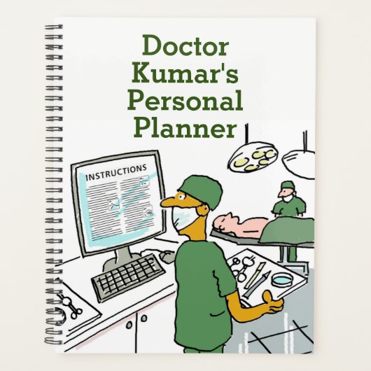 Dokter of chirurgisch medisch planner (Voorkant)