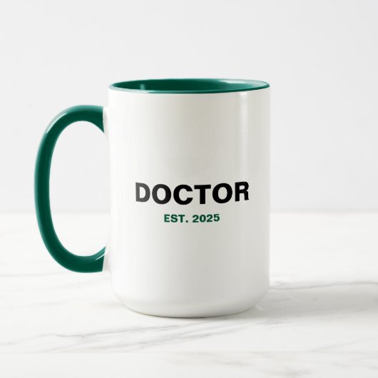 DOKTER Oprichtingsjaar Mok (Links)