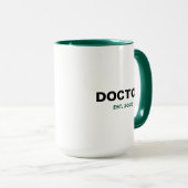 DOKTER Oprichtingsjaar Mok (Voorkant rechts)