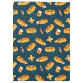 Dokter Pannenkoeken Marineblauw Klembord (Achterkant)