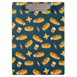 Dokter Pannenkoeken Marineblauw Klembord