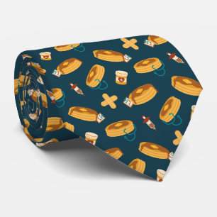 Dokter Pannenkoeken Navy Stropdas