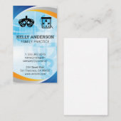 dokter | Praktijk MD | Optometrist iconen Visitekaartje (Voorkant / Achterkant)