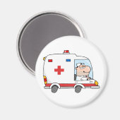 Dokter Rij Ambulance Magneet (Voorkant / Achterkant)