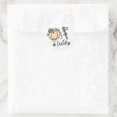 Dokter Ronde Sticker (Tas)