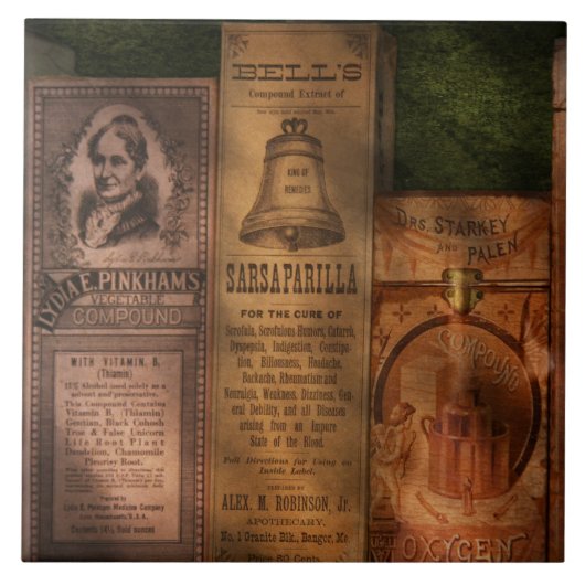 Dokter - Samengestelde Extracten & Sarsaparilla Tegeltje (Voorkant)