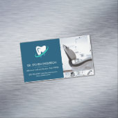 Dokter | Stoel tandartspraktijk Magnetisch Visitekaartje (Voorbeeld)