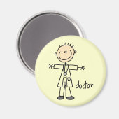 Dokter Stokfiguur Magneet (Voorkant / Achterkant)