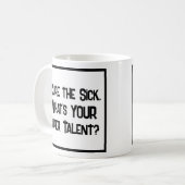 Dokter Super Talent. KoffieMok (Voorkant links)