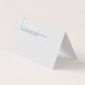 Dokter | Tandartspraktijkstoel Visitekaartje (Achterkant)