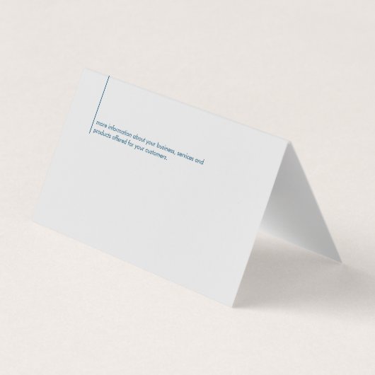 dokter | tandartsstoel visitekaartje (Achterkant)