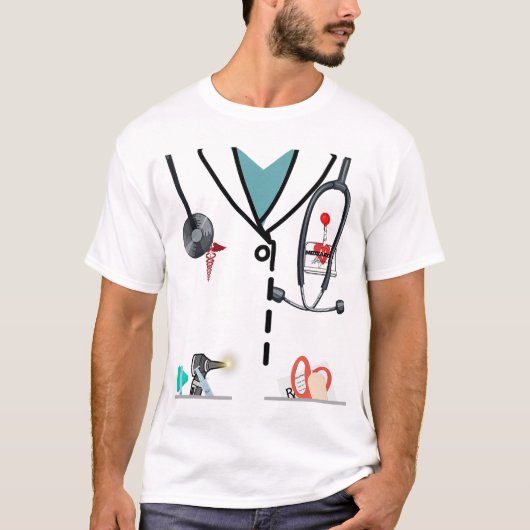 Dokter Thema Carrière Dag T-shirt (Voorkant)