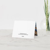 Dokter tot ziens Succes bedankt Card Feestdagen Kaart (Achterkant)