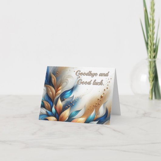 Dokter tot ziens Succes bedankt Card Feestdagen Kaart (Voorkant)