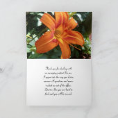 Dokter Vaarwel Veel Succes Bloem Fotokaart Feestdagen Kaart (Binnen)