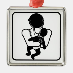DOKTER VAN DE PEDIATRICIAN CHRISTMAS ORNAMENT BABY