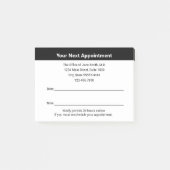 Dokter van uw volgende afspraak herinnering post-it® notes (Voorkant)