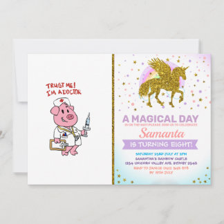 Dokter varken met spuit in de hand | kies voor de kaart