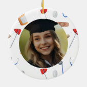 Dokter Verpleegkundige Medische Apparatuur Foto Ke Keramisch Ornament (Achterkant)