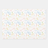 Dokter Verpleegkundige Medische Gezondheidszorg Em Inpakpapier Vel (Voorkant)