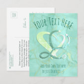 Dokter, verpleegkundige, paramedicus, spoedgeschen briefkaart (Voorkant / Achterkant)