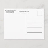 Dokter, verpleegkundige, paramedicus, spoedgeschen briefkaart (Achterkant)