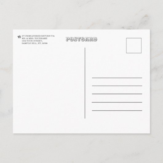 Dokter, verpleegkundige, paramedicus, spoedgeschen briefkaart (Achterkant)