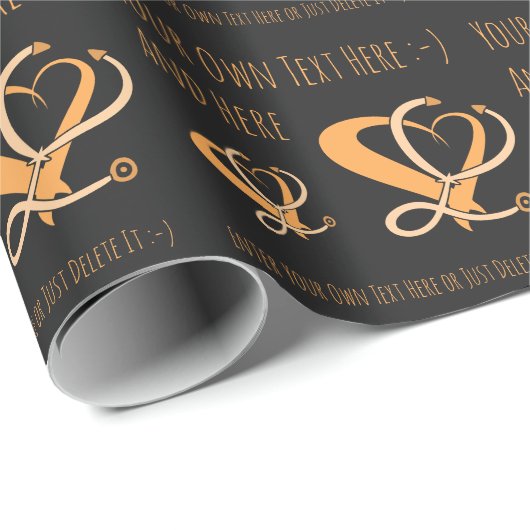 Dokter, verpleegkundige, paramedicus, spoedgeschen cadeaupapier (Rol Hoek)