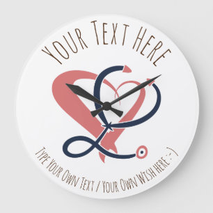 Dokter, verpleegkundige, paramedicus, spoedgeschen grote klok