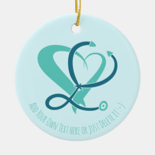 Dokter, verpleegkundige, paramedicus, spoedgeschen keramisch ornament