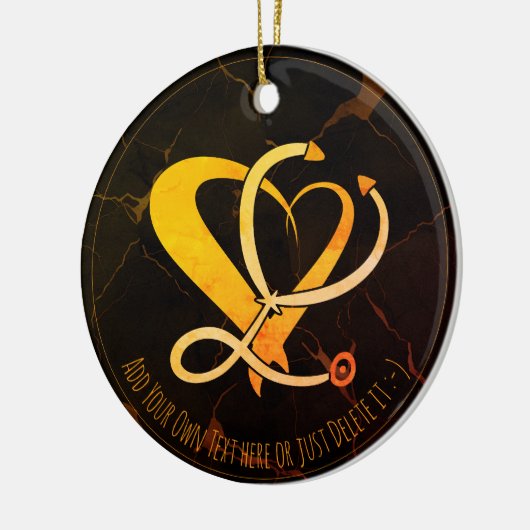 Dokter, verpleegkundige, paramedicus, spoedgeschen keramisch ornament (Links)